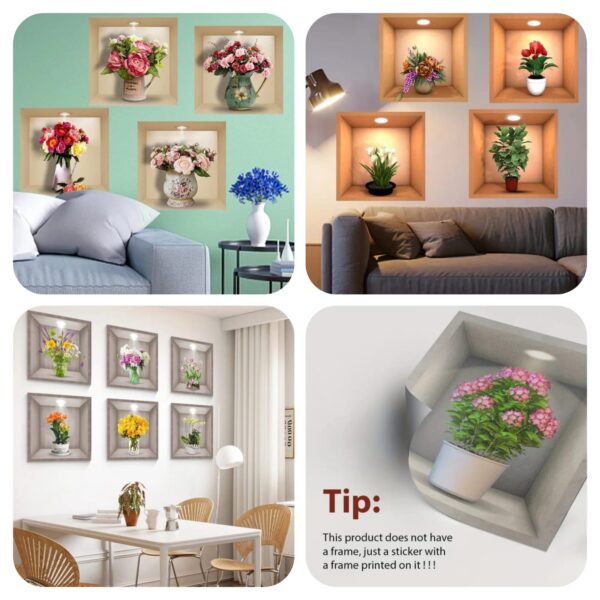 3D Self Adhesive Wall Sticker.