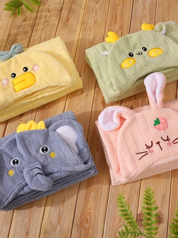 Kids Bathrobe Hoodie - Image 4