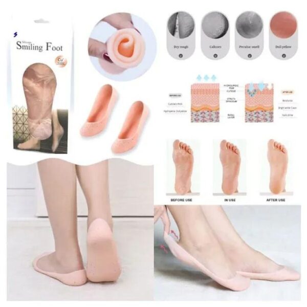 Silicon Full Heel Socks Pair