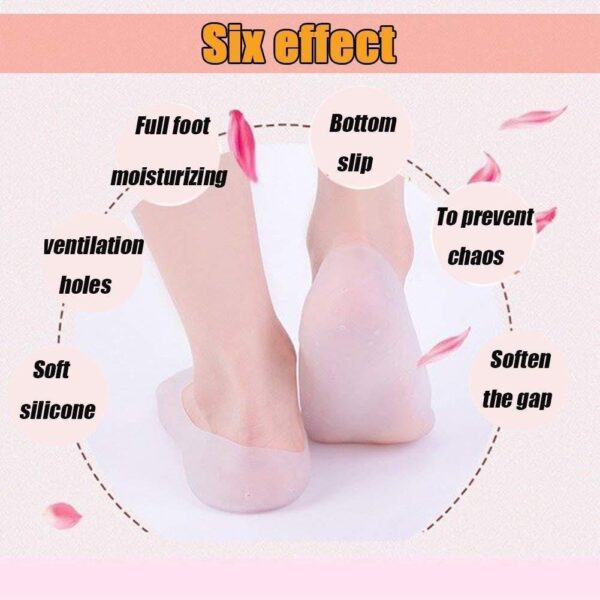 Silicon Full Heel Socks Pair - Image 5
