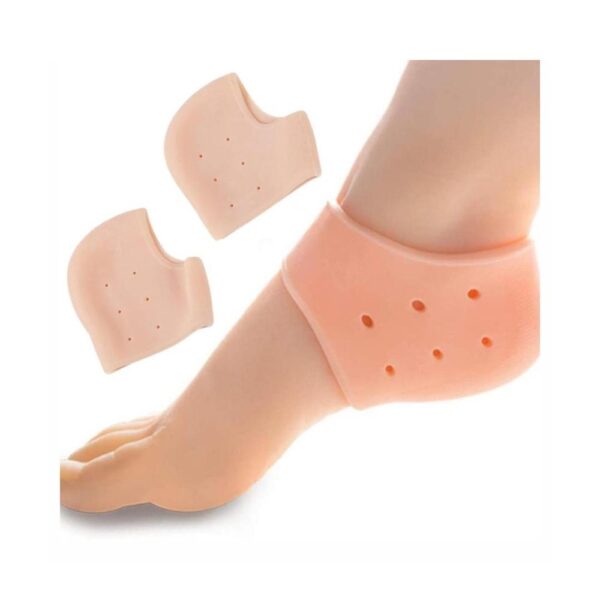 Silicon Half Heel Socks Pair